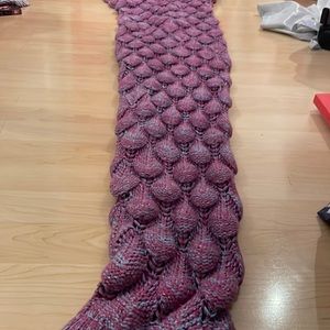 Knitted mermaid tale